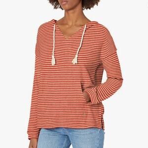 Roxy Lovely Life Stripes Auburn Hoodie X-SMALL
